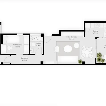 Apartamento Private Terrace Penthouse By Canteras *